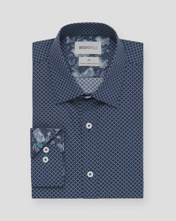 Brooksfield Stretch Performance Reg Fit Shirt BFC2581