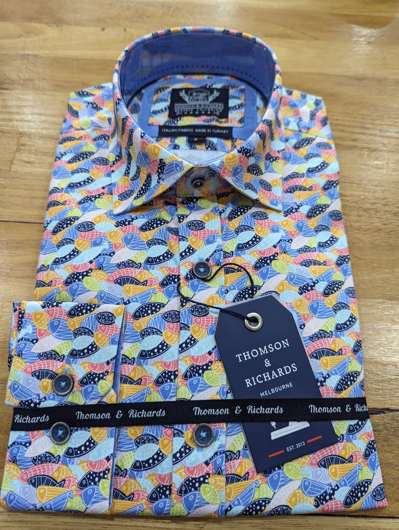 Thomson & Richards Print Business Shirt