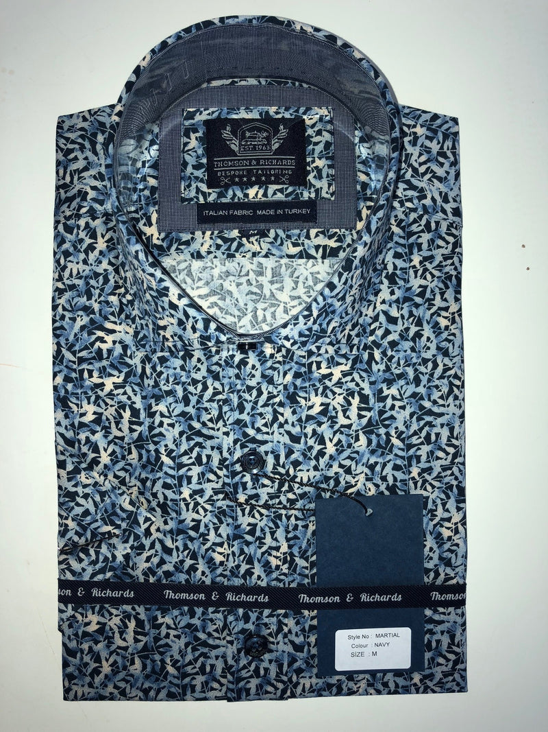 Martial Navy Shirt