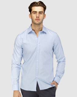 Brooksfield Luxe Two-Tone Textured Dobby Business Shirt 1597