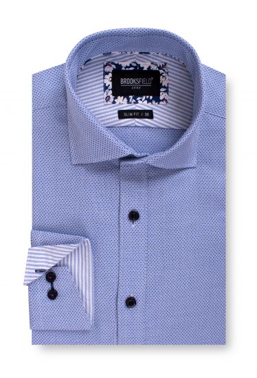 Brooksfield Luxe Textured Business Shirt 1540
