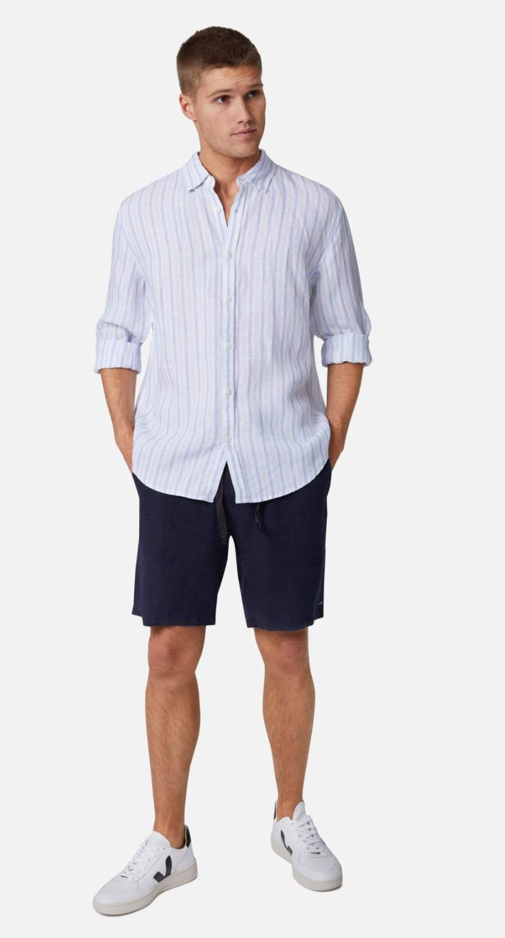 The West Cay Linen Long Sleeve Shirt