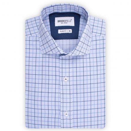 Windowpane Check Career Shirt