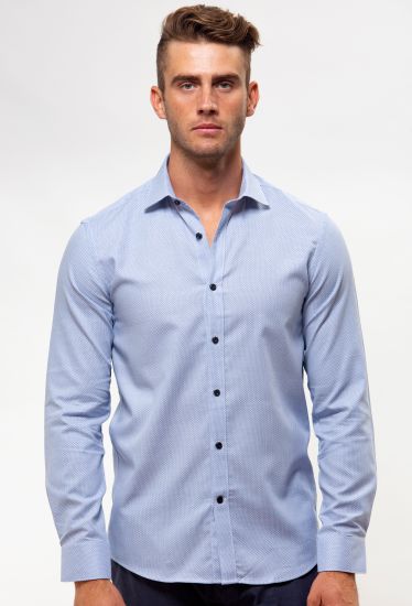 Brooksfield Luxe Textured Business Shirt 1540