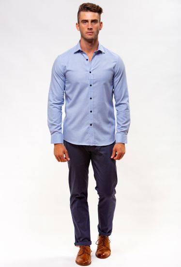 Brooksfield Luxe Textured Business Shirt 1540