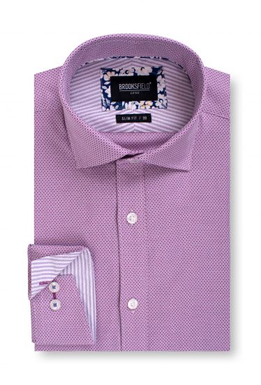 Brooksfield Luxe Textured Business Shirt 1540