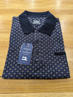 Thomson & Richards Print Polo Shirt